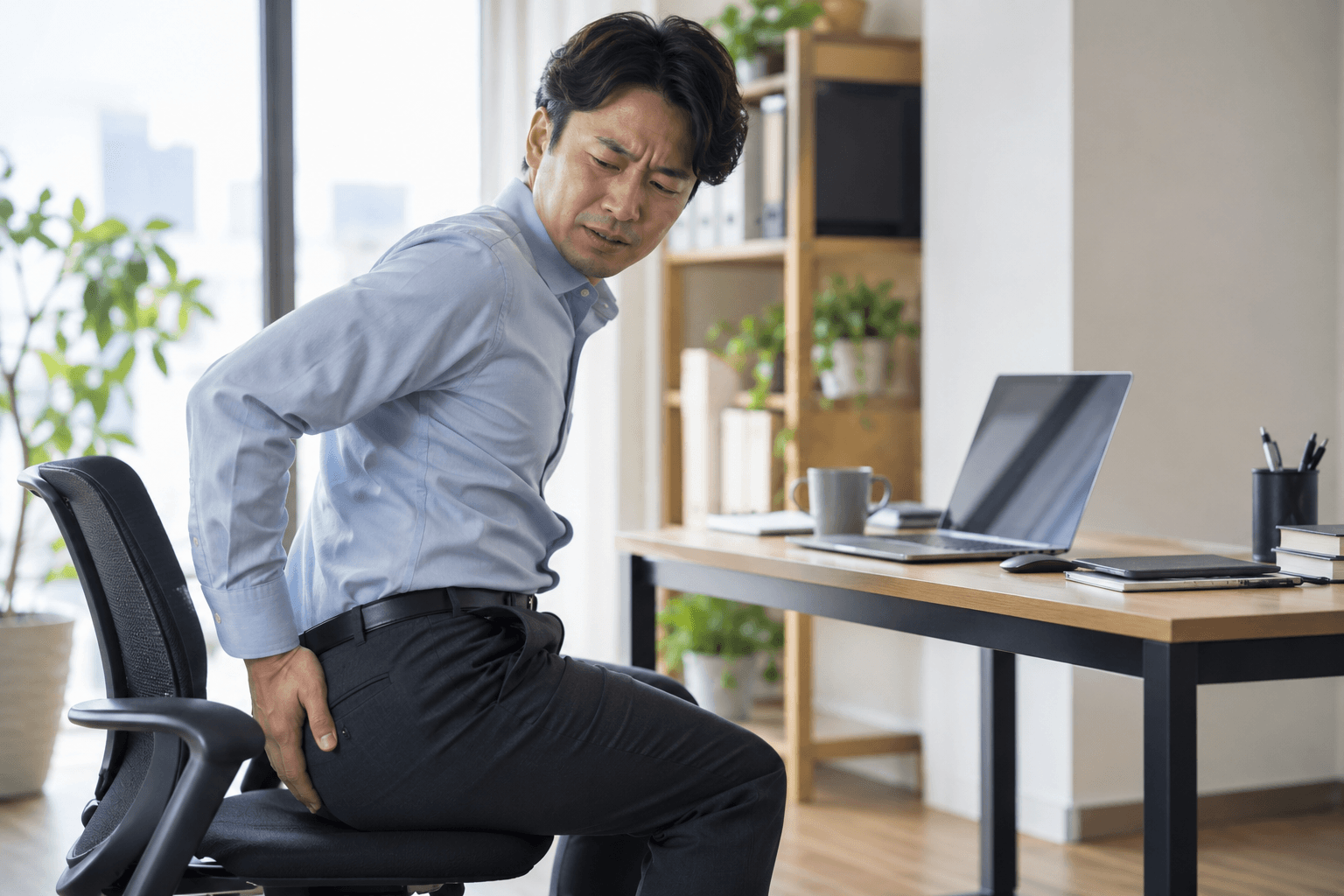 痔が起こる仕組みのイメージ
