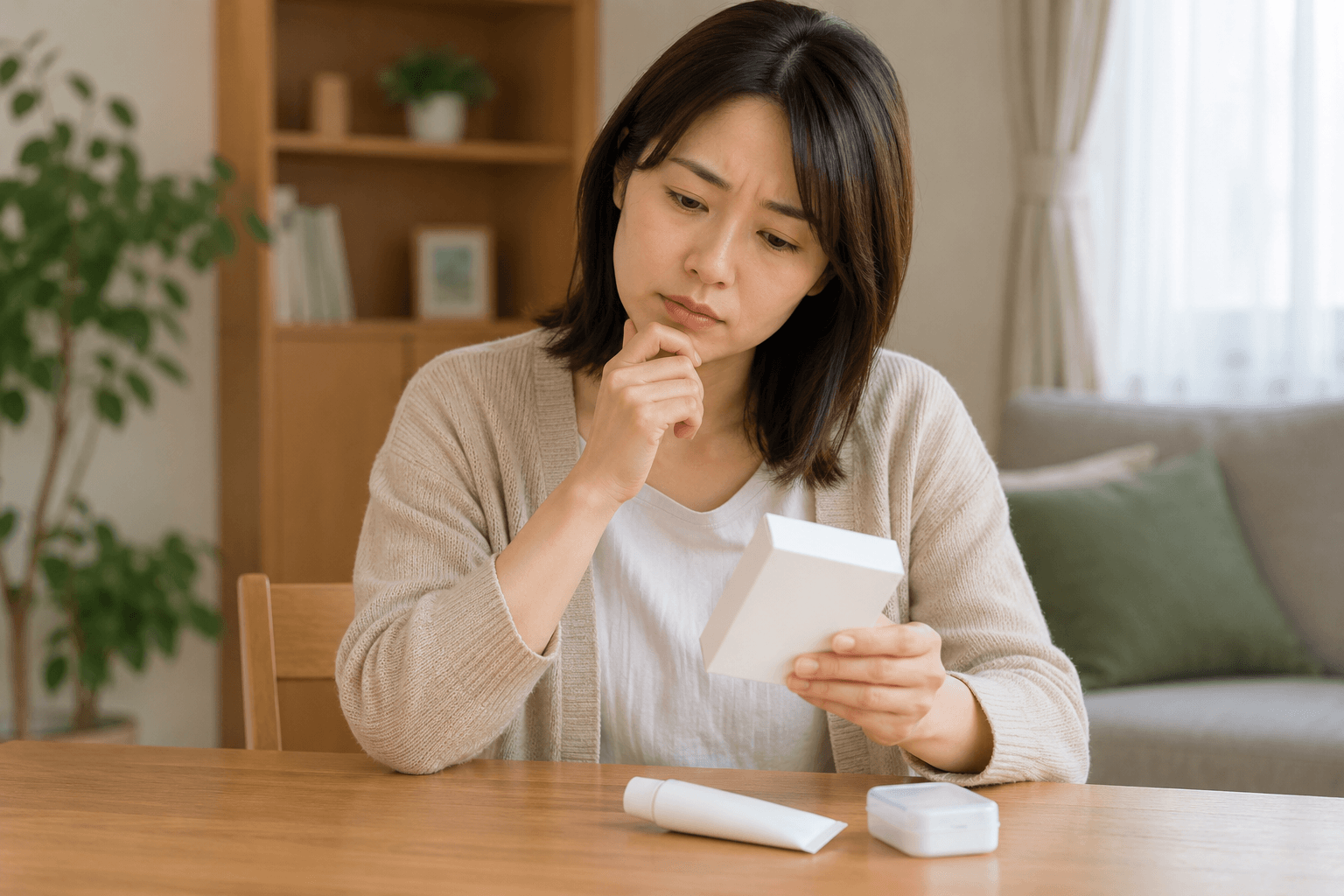 痔で医療機関を受診する目安を確認するイメージ
